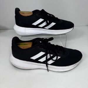 Adidas Runfalcon 3.0 Mens 8.5 Black White Cloudfoam Running Shoes HP7556 Sporty‎